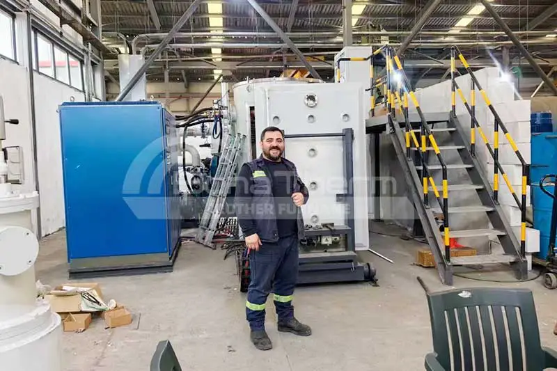 Cross-Border Cooperation - Brother Furnace Team Installs 300kg Melting Furnace in Türkiye