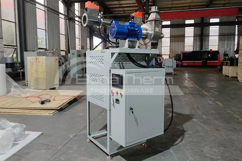 A 1200℃ Tail Gas Cracking Tube Furnace Shipped to Singapore